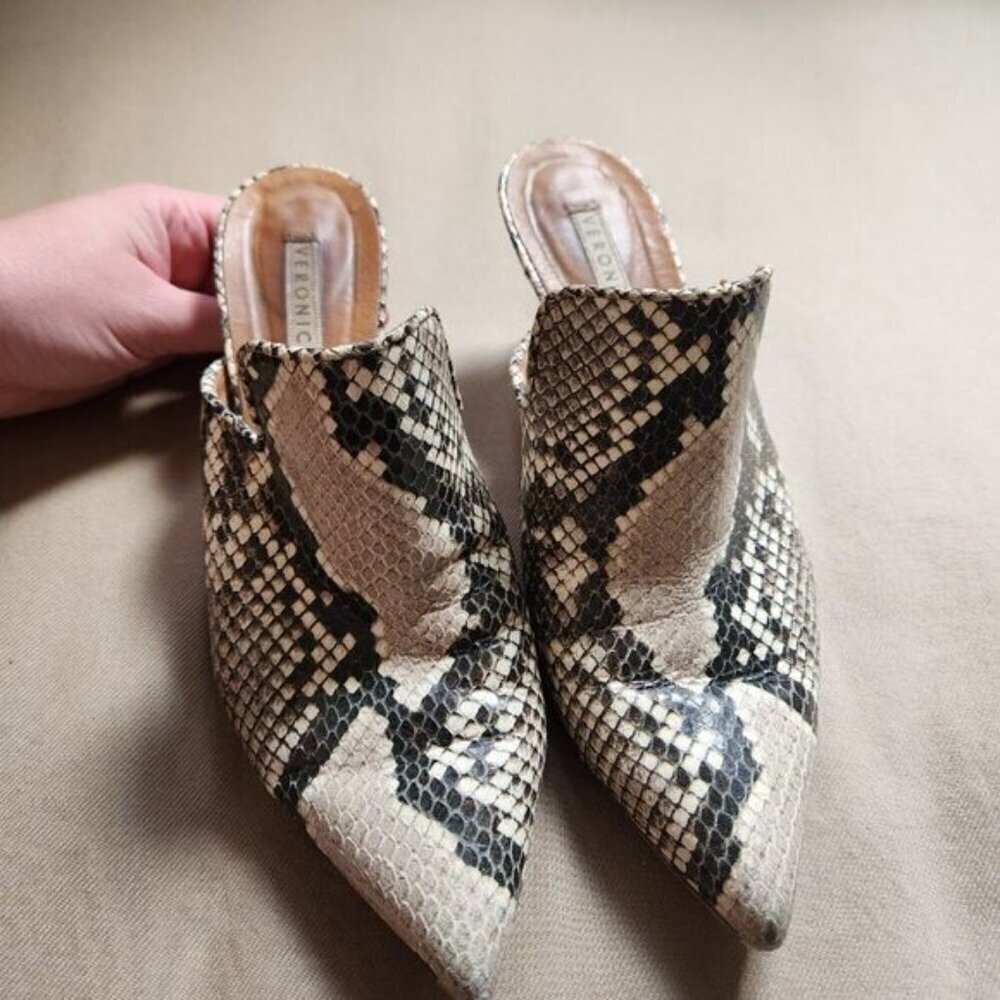 Veronica Beard Pearla Python Mule - image 3